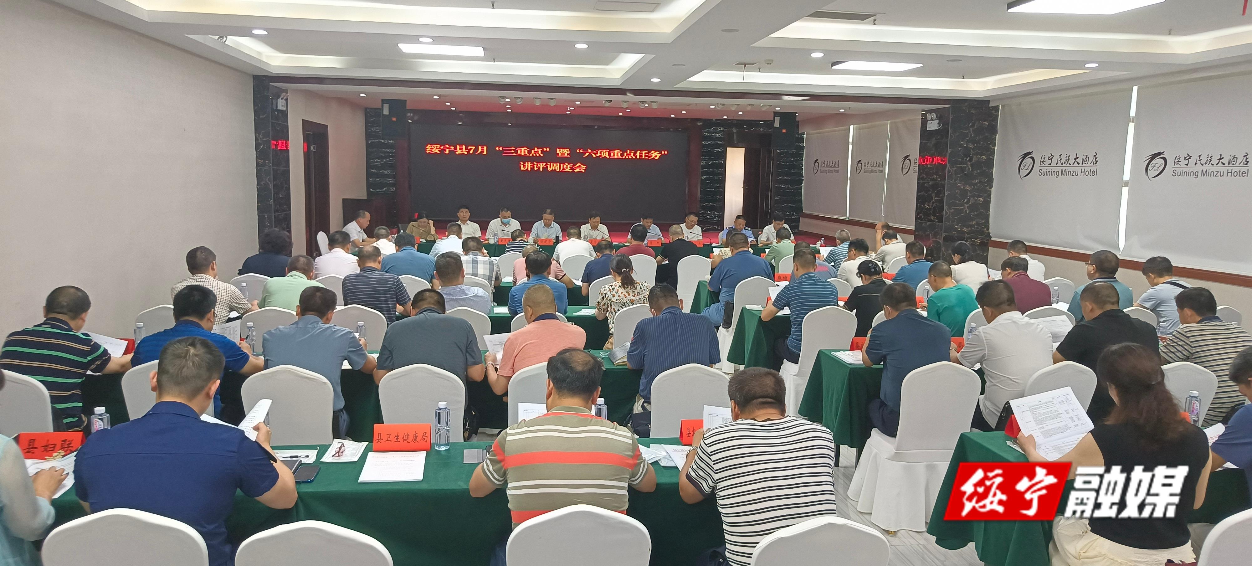 夏贤钦主持召开“三重点”暨“六项重点任务”讲评调度会_邵阳头条网