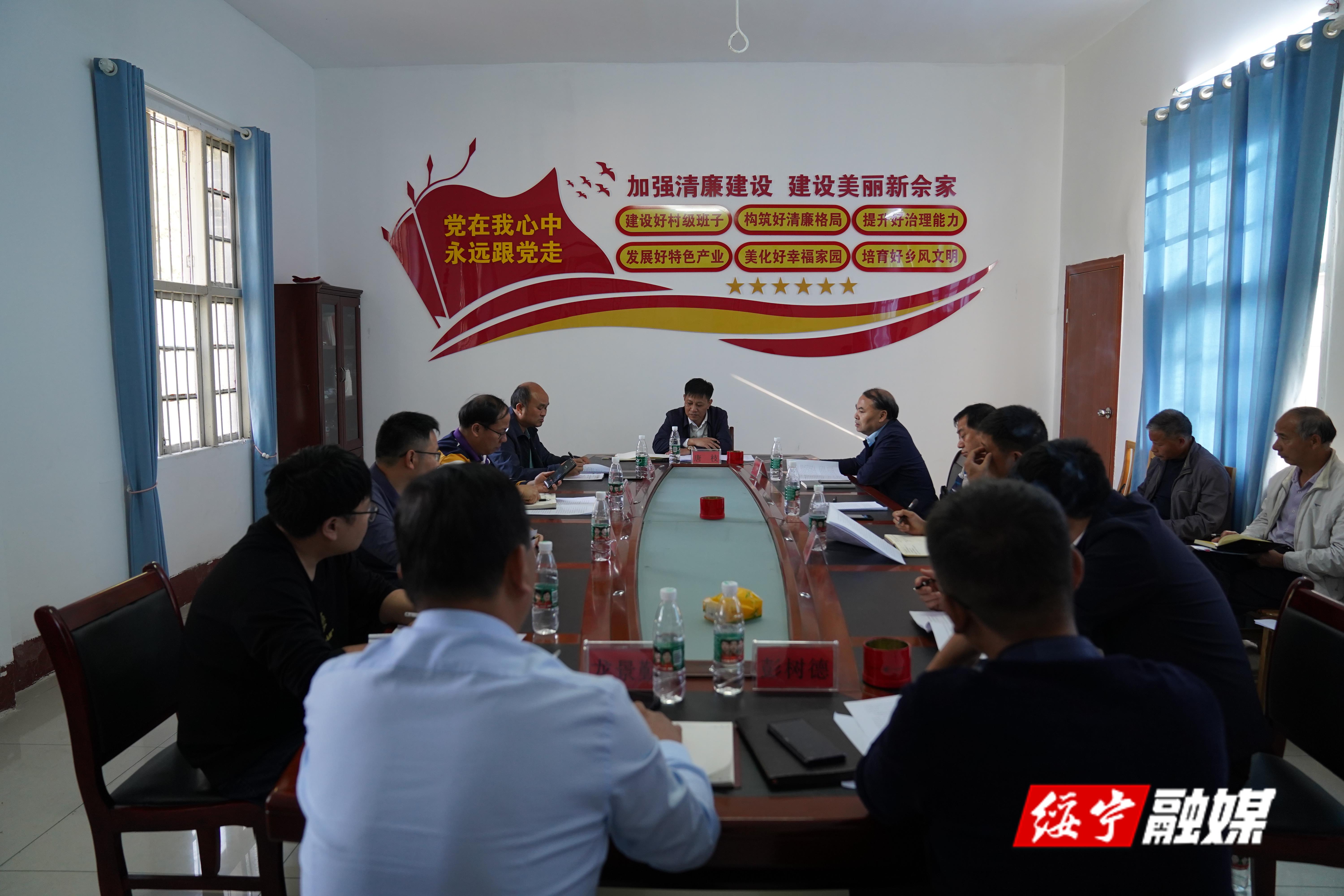 唐枝主持召开美丽乡村示范村建设现场办公会_邵阳头条网