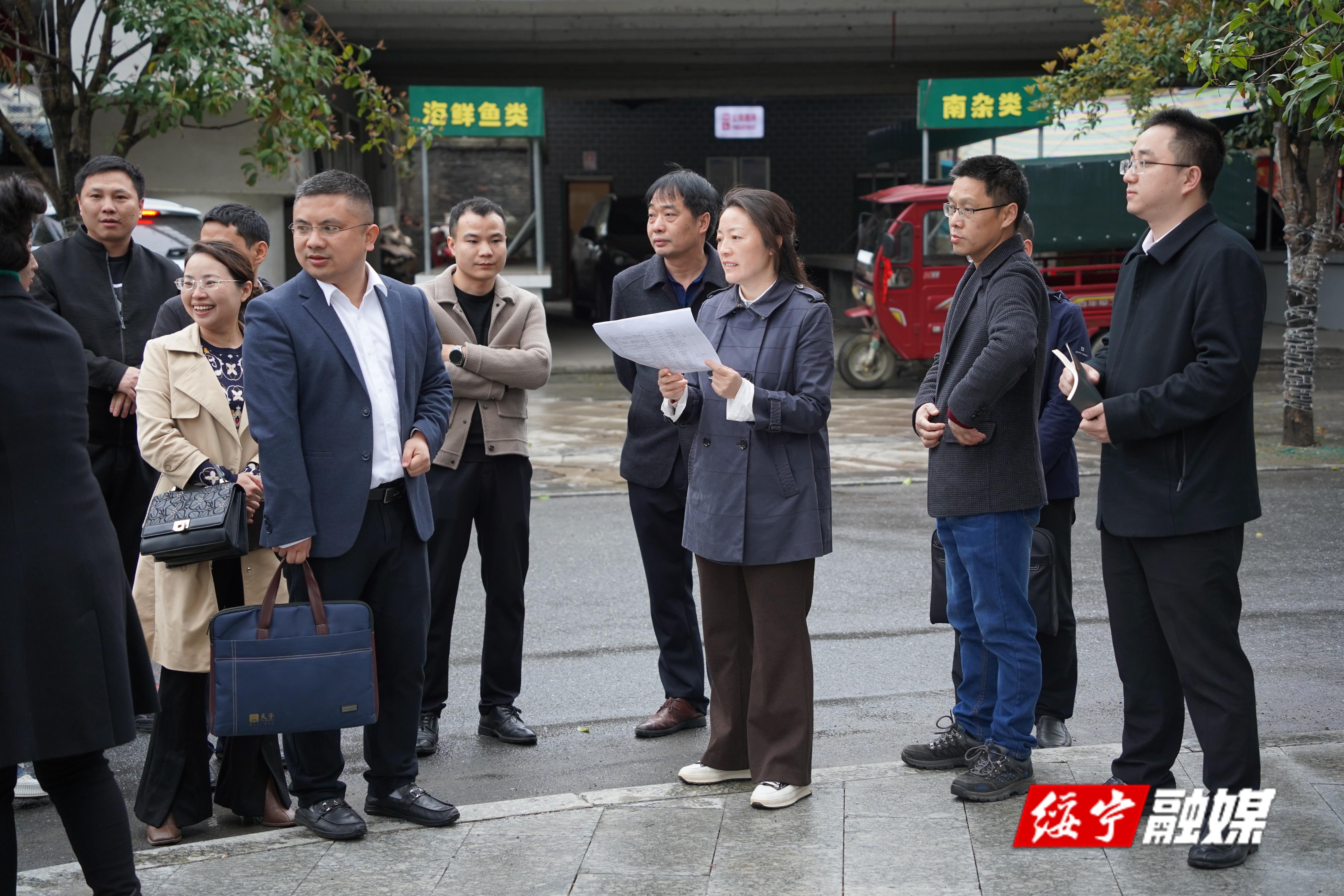 袁玲调研和平社区创文工作_邵阳头条网