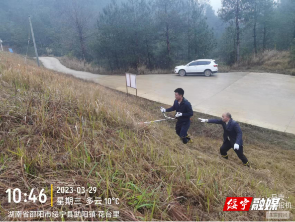 武阳镇：除草砍青 积极备汛_邵商网