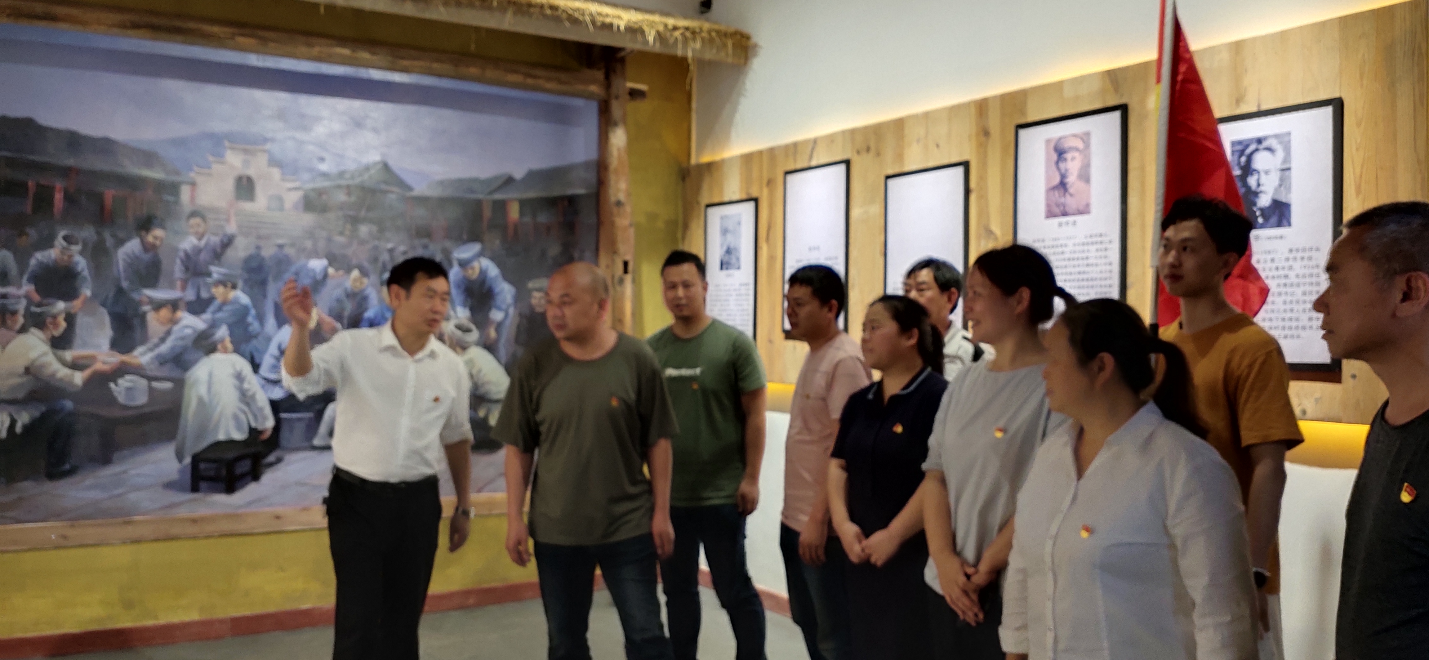 寨市苗族侗族乡组织开展红色教育基地参观学习活动_邵阳头条网