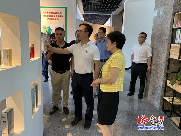 湖南农业大学领导率队来绥宁调研检查科技扶贫专家服务团的工作(图1)