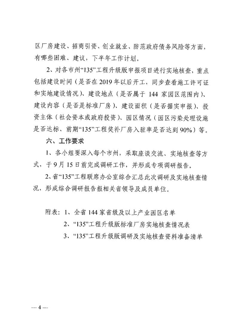 关于开展“135”工程升级版专项调研及实地核查的通知(图4)