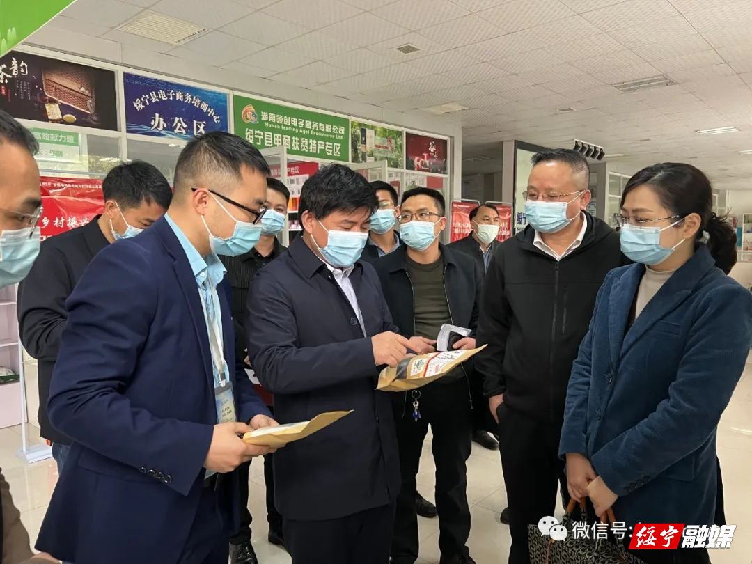 佘芝云调研绥宁县电子商务工作(图1)