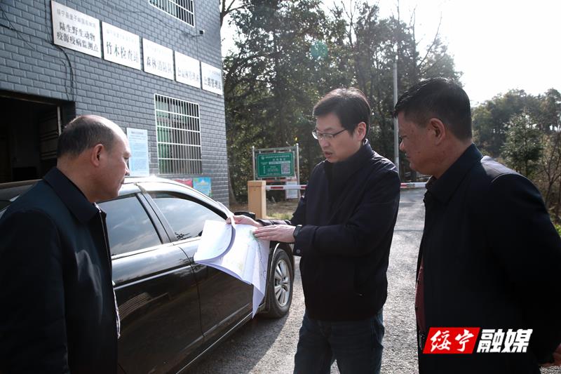 黄文勇到堡子岭国有林场调研林业工作(图1)