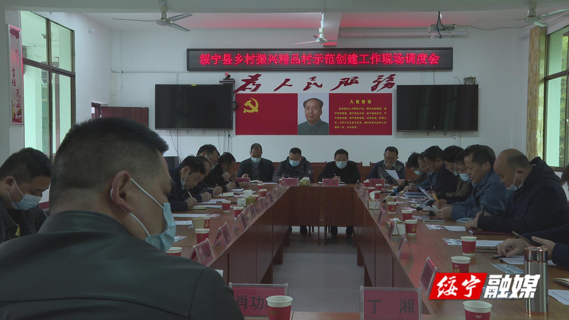 绥宁县召开乡村振兴精品村示范创建工作现场调度会(图1)