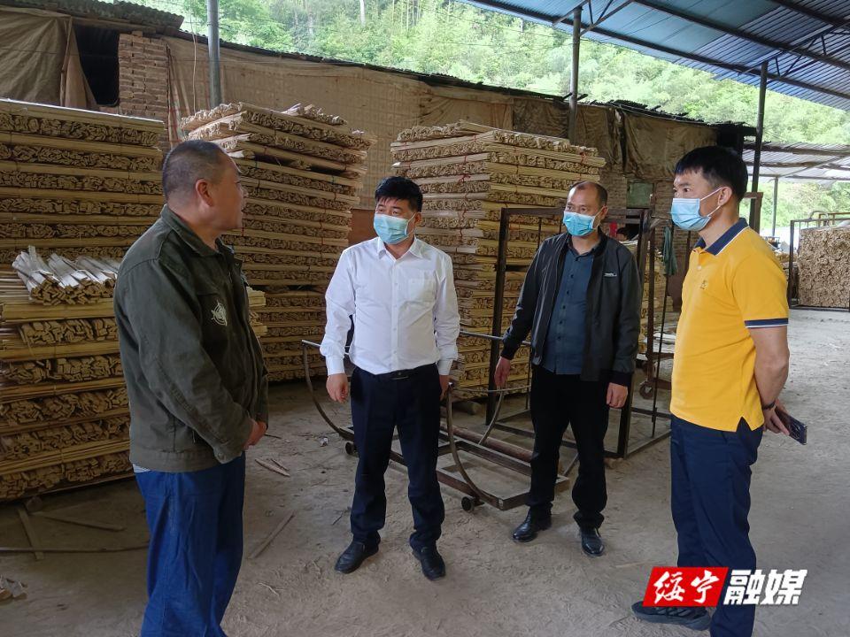 佘芝云在水口乡调研时强调：要用心用情用力做“活”竹文章 助力乡村振兴 奋力谱写新时代“山乡巨变”(图1)