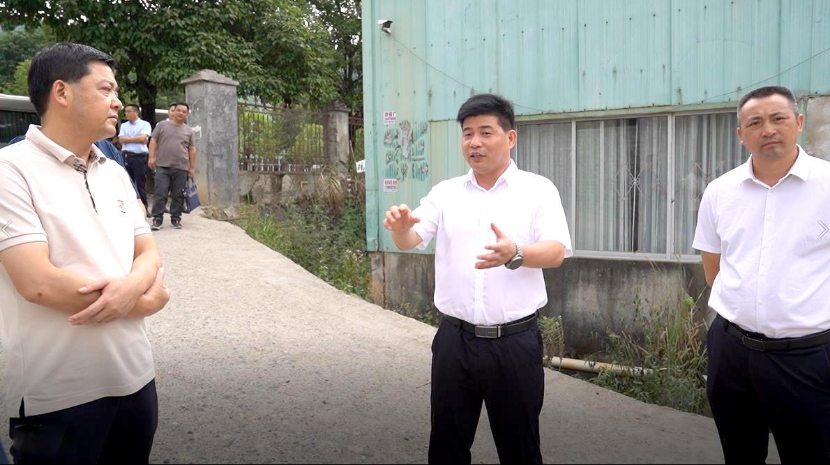 佘芝云调研绥宁县产业开发区工作(图1)