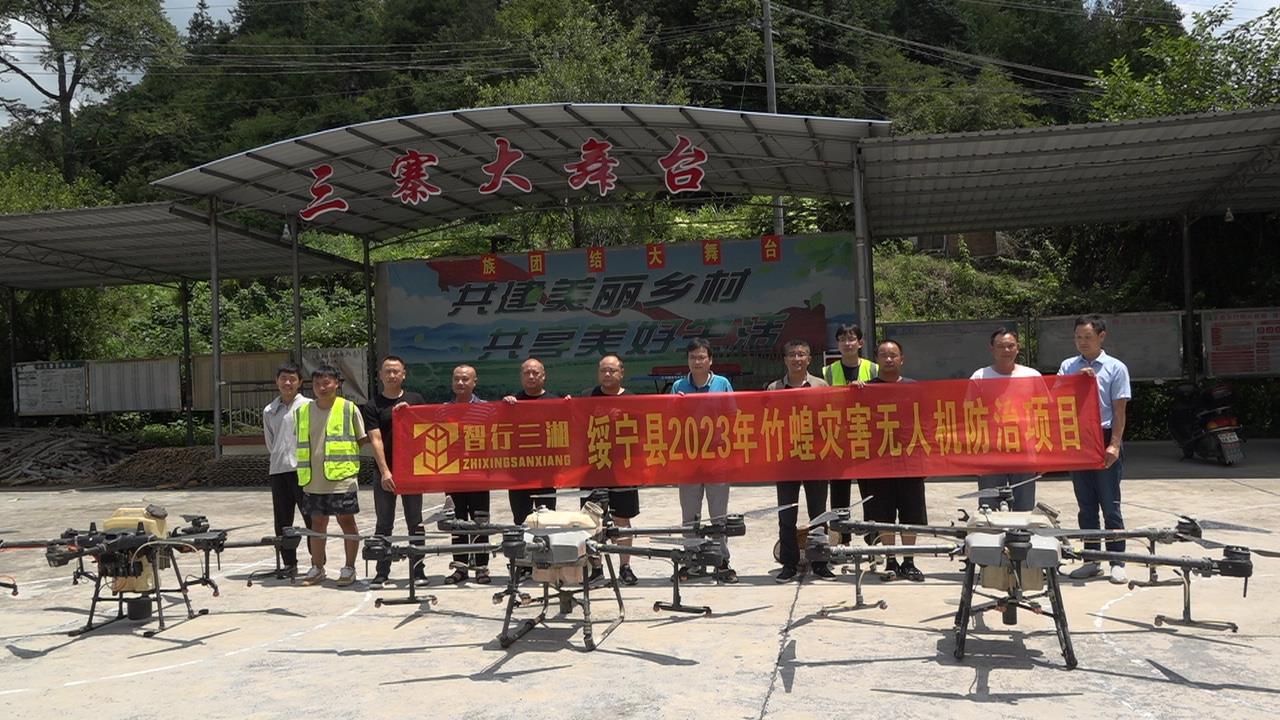绥宁县全力开展竹蝗虫防治工作(图1)