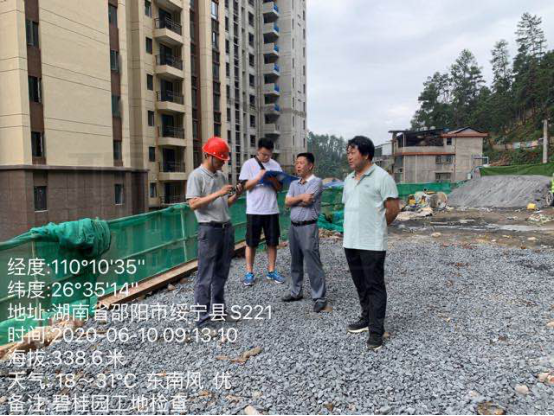 邵阳市生态环境局绥宁分局抽查绥宁县建筑工地6个100%落实情况(图1)