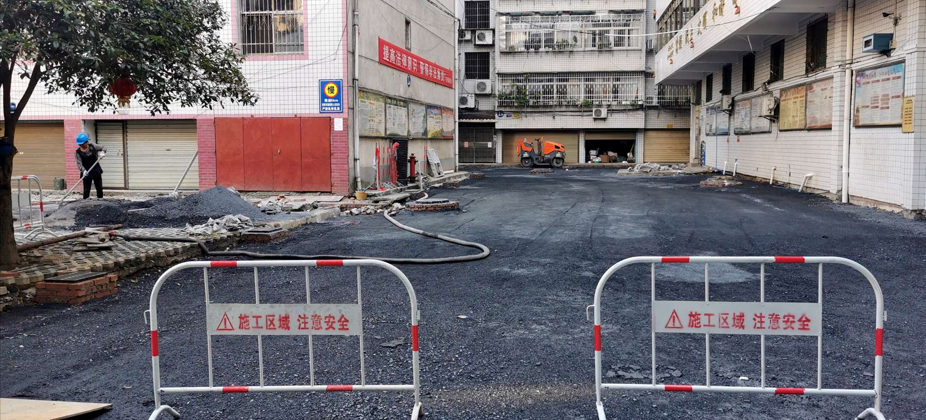 绥宁县财政局老旧小区改造工程进展神速(图1)