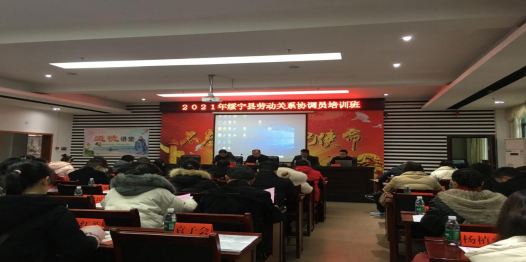 绥宁县举办劳动关系协调员培训(图1)