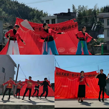 唐家坊镇:“党建红”引领“志愿红” 推动新时代文明实践落地生根(图1)