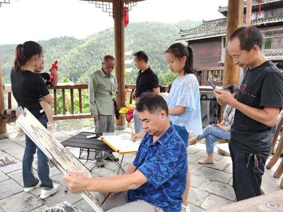 绥宁“美丽邵阳我的家”写生活动启动(图1)